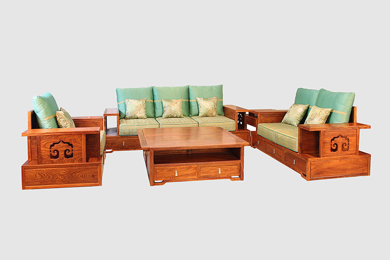 平泉中式实木沙发简直太美了